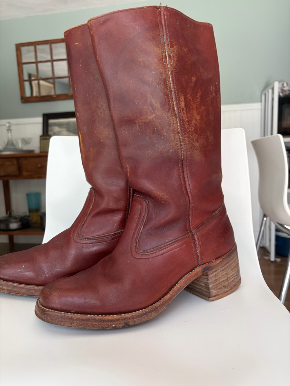 Men’s Vintage Dexter Leather boots 70’s - Picture 3 of 9
